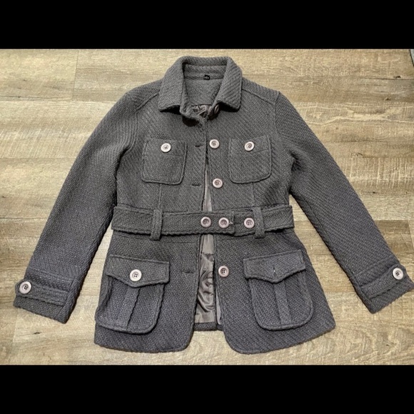 Women’s Size 10 Knit Dark Grey Chilli Pepper Branded Jacket - Picture 1 of 7